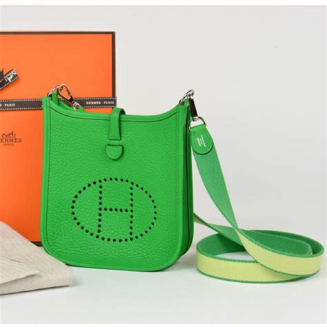 hermes small green bag